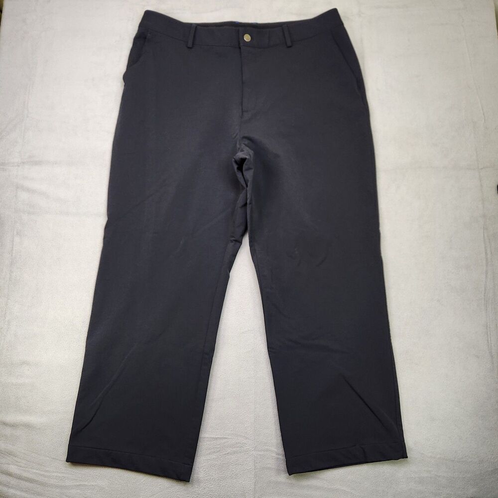 Under Armour Pants Men's 38x32 Black ColdGear Nylon Stretch Golf‎ Performance
